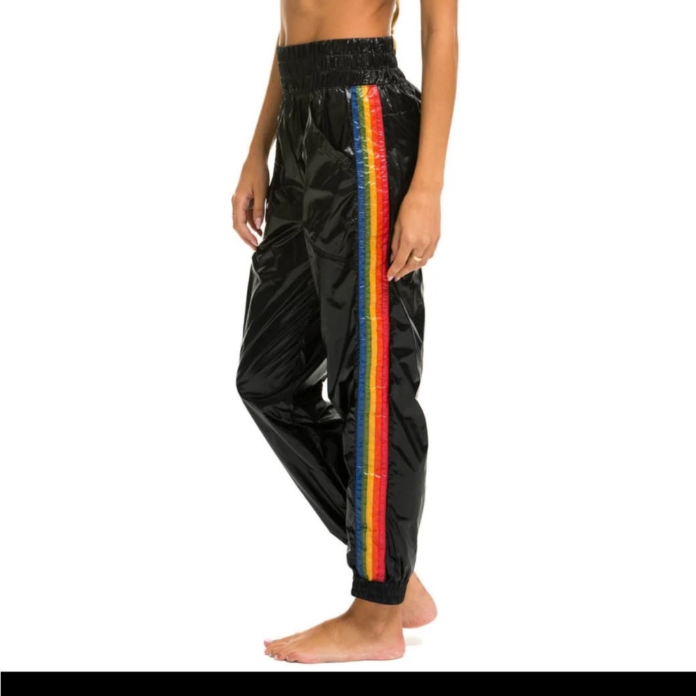 Aviator Nation 5 Stripe Wind Pants In XS